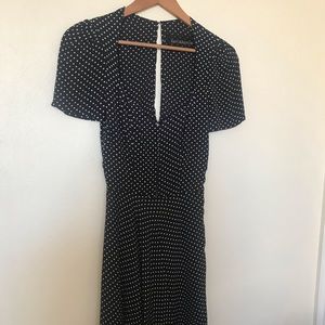 Reformation polka dot dress